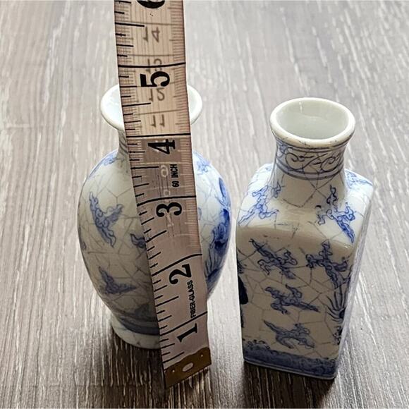 Neiman Marcus 2 piece Pottery Porcelain Set Macau Blue‎ & White - Picture 2 of 8